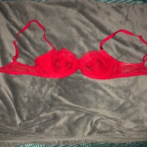 Red Victoria’s Secret dream angels bra